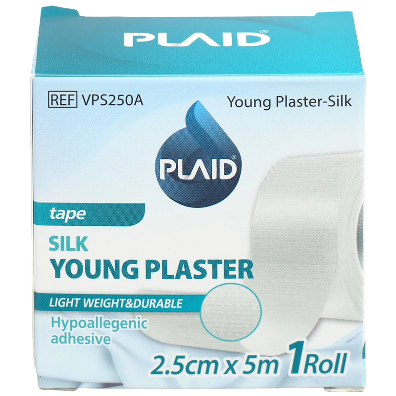 Băng keo lụa Plaid Young Plaster-Silk (1.25cm x 5m) hộp 1 cuộn - 6
